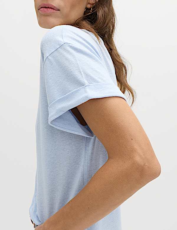 Linen Blend T-Shirt