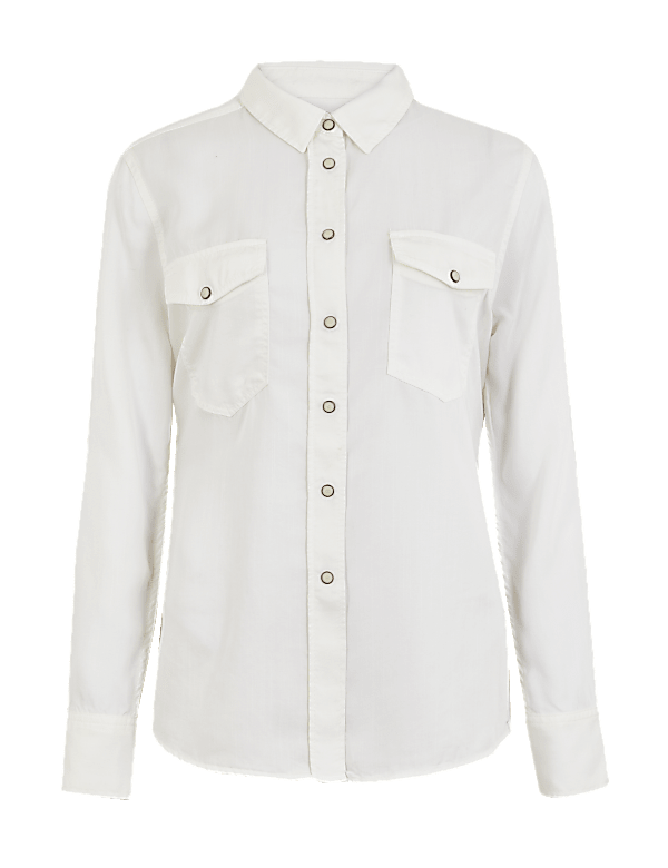 Tencel™ Relaxed Long Sleeve Shirt