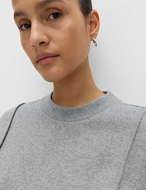 Short Sleeve Cosy Top With Cotton - PT