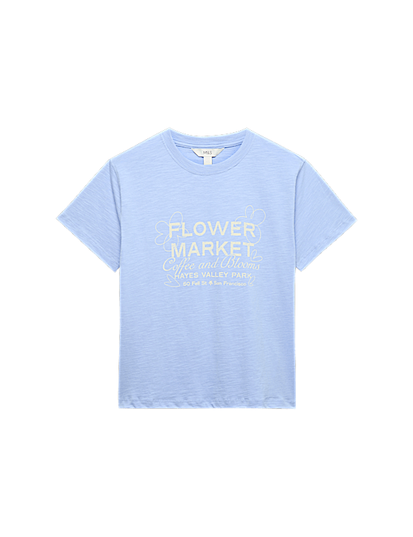 Pure Slub Cotton Checked T-Shirt