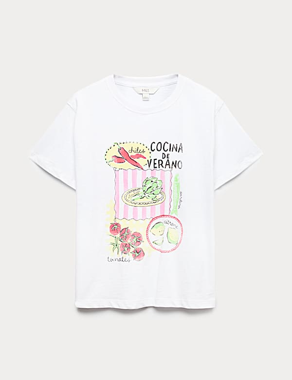 Pure Slub Cotton Checked T-Shirt - SK
