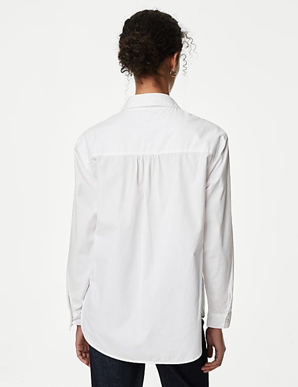 Pure Cotton Cutwork Detail Shirt