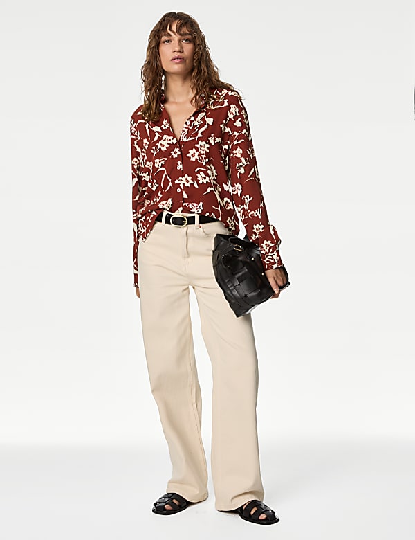 Printed Collared Shirt