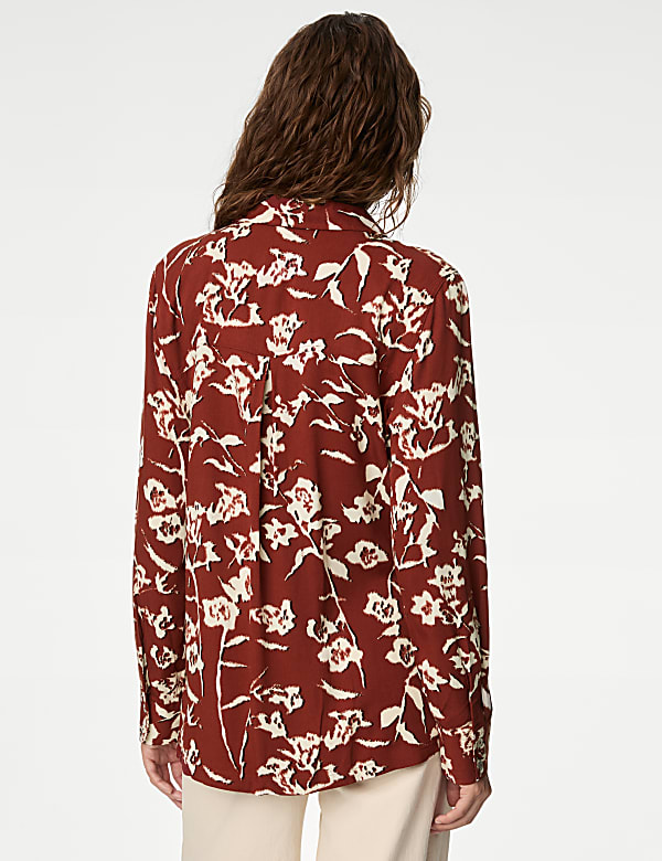 Printed Collared Shirt