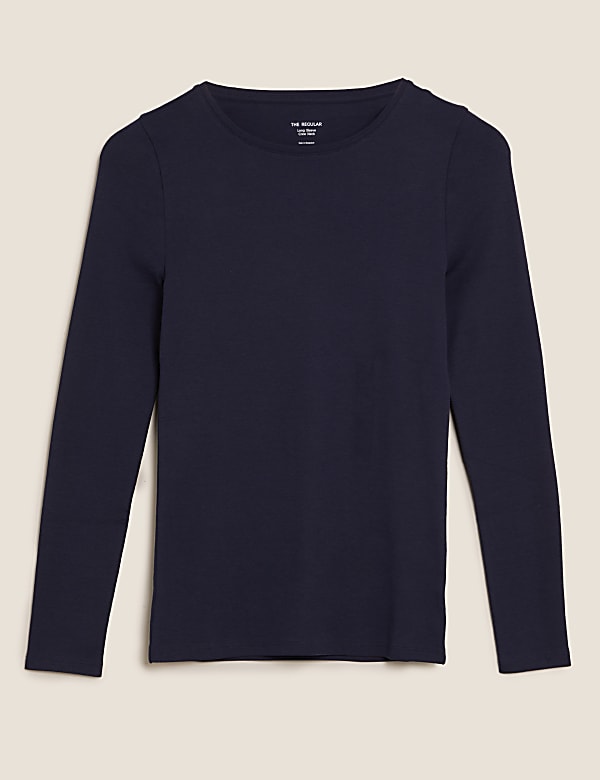 Pure Cotton Regular Fit Long Sleeve Top