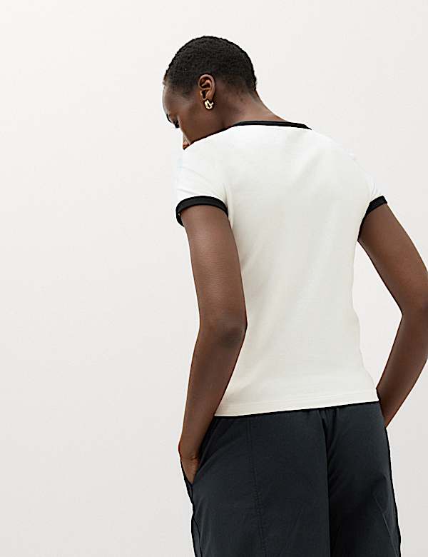 Cotton Rich Graphic T-Shirt - AT
