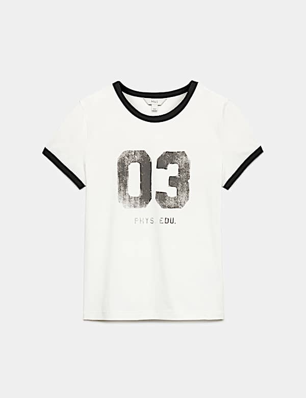 Cotton Rich Graphic T-Shirt - AT