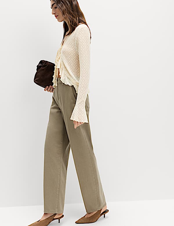 Crochet Tie Fastening Cardigan - RO