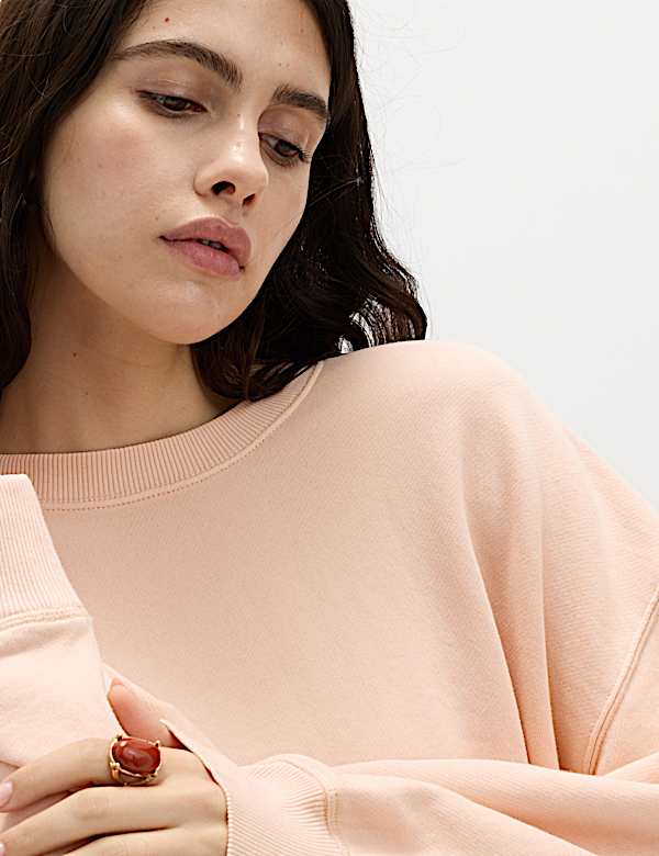 Bluza farbowana z przewagą bawełny - PL