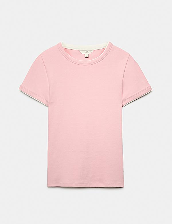 Cotton Rich Double Layer T-Shirt - AL