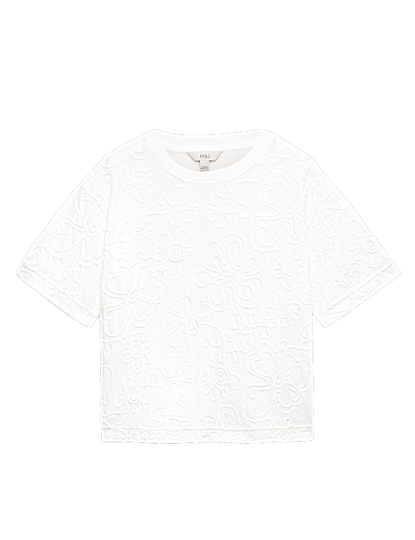 Pure Cotton Appliqu&eacute; T-Shirt