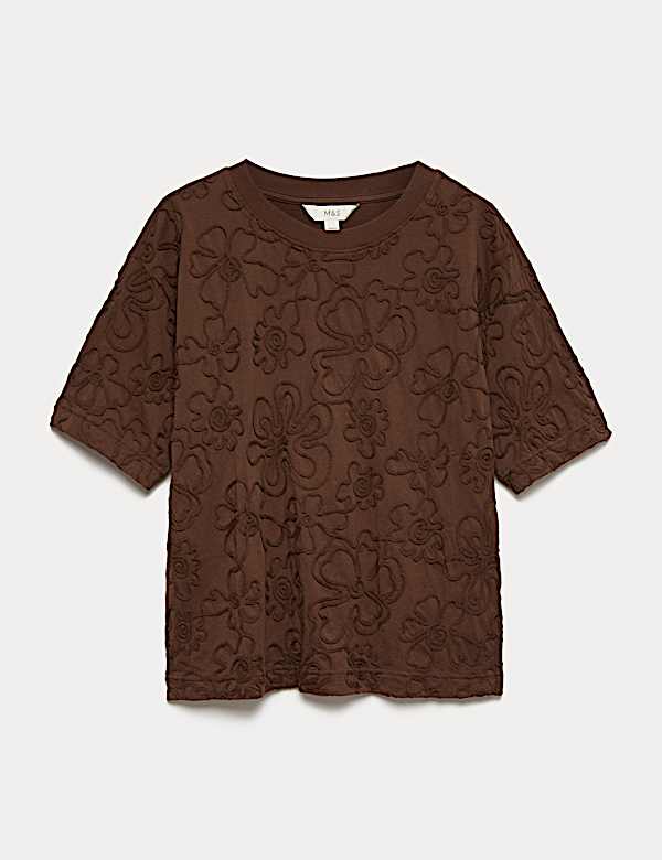 Pure Cotton Appliqu&eacute; T-Shirt - DK
