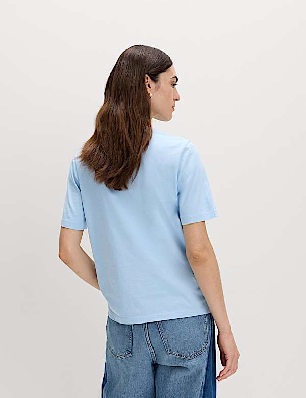 Pure Cotton Embellished T-Shirt