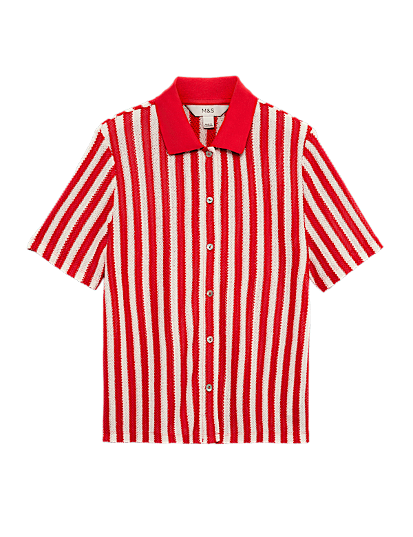 Striped Football Top