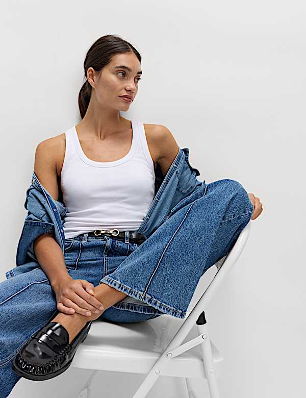 2pk Cotton Rich Ribbed Vests - MX