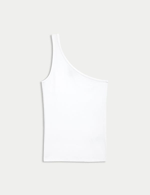 Camiseta con hombro descubierto de algod&oacute;n - ES