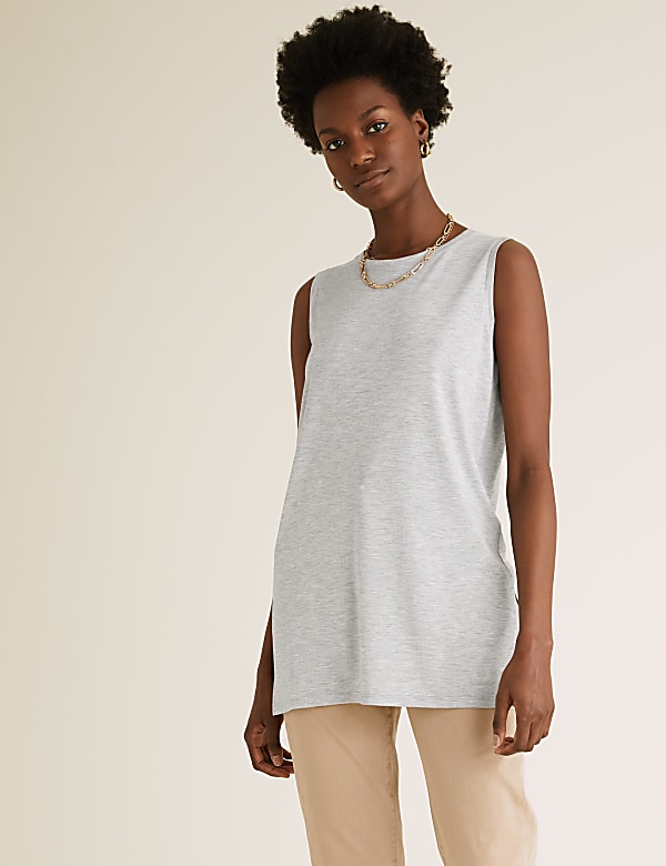 Long line vest tops discount