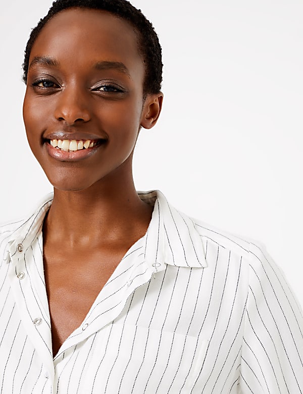 Striped Cosy Relaxed Fit Shirt