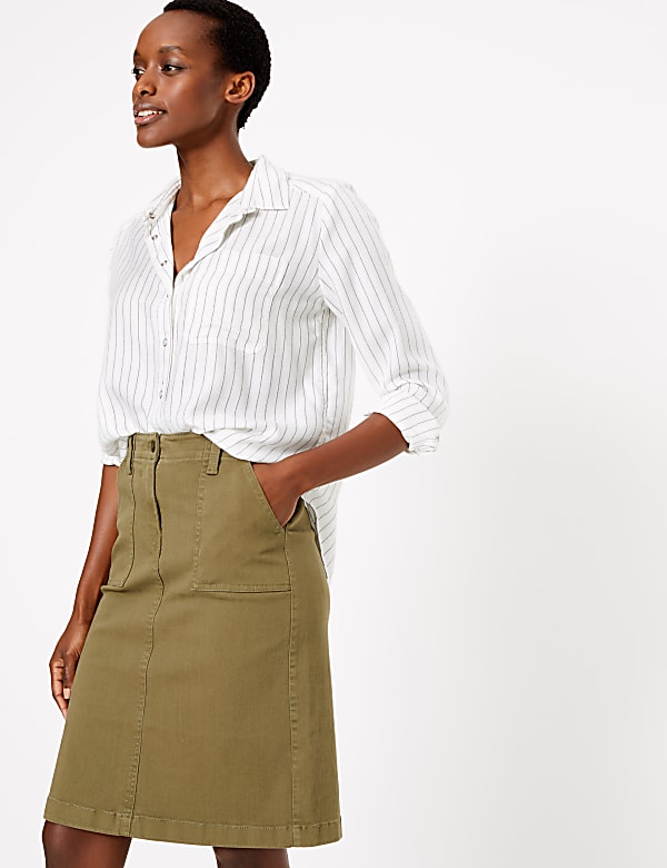 Striped Cosy Relaxed Fit Shirt