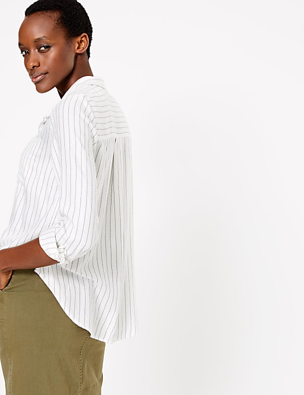 Striped Cosy Relaxed Fit Shirt