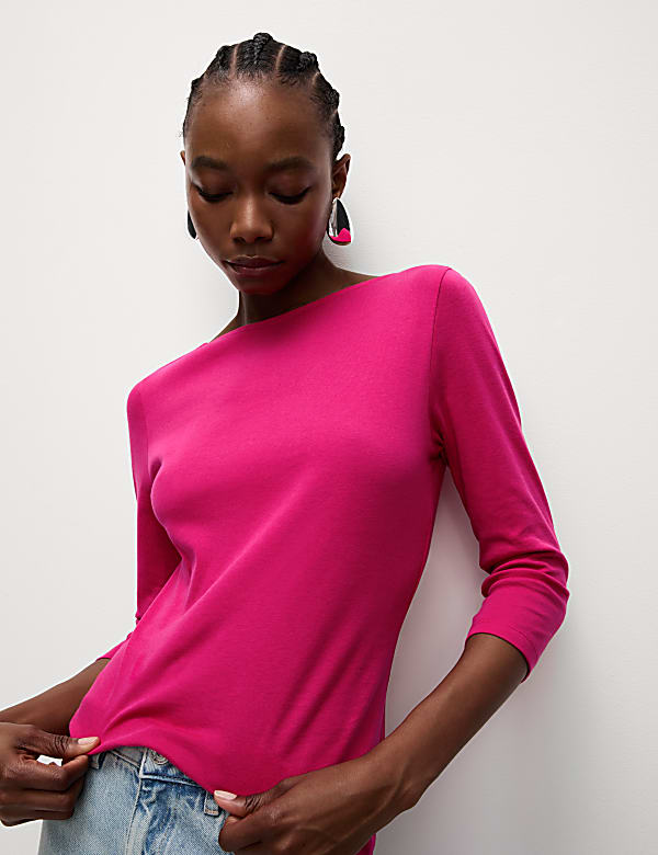 Pure Cotton Slim Fit Top
