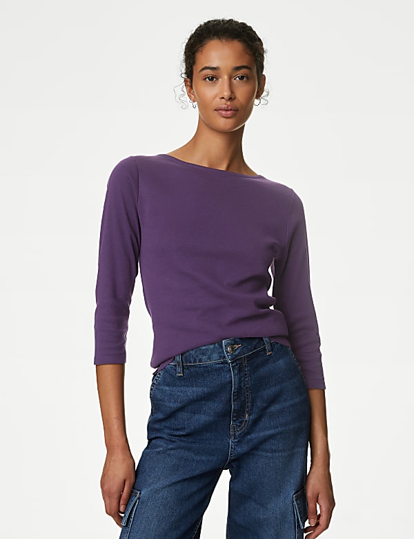 Pure Cotton Slim Fit Top