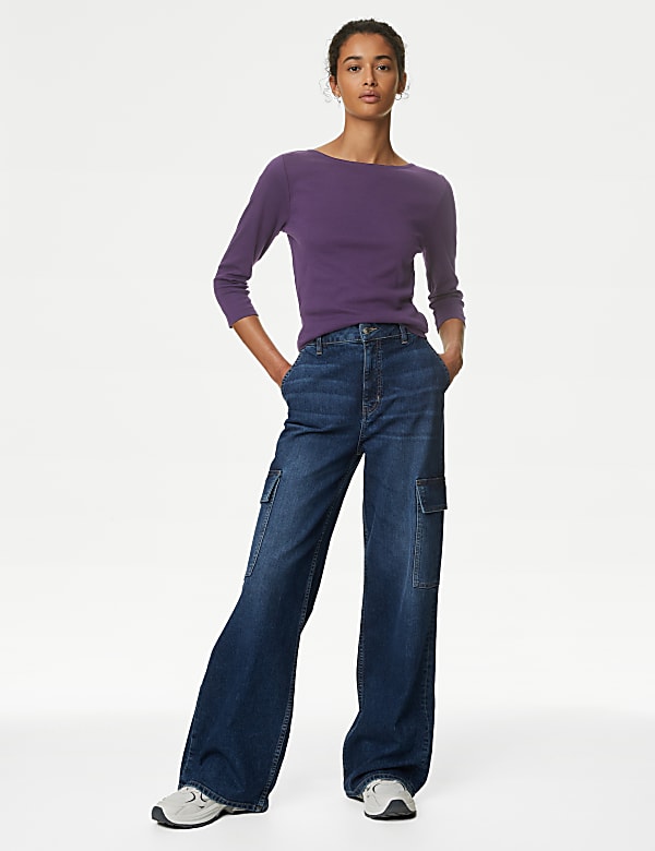 Pure Cotton Slim Fit Top