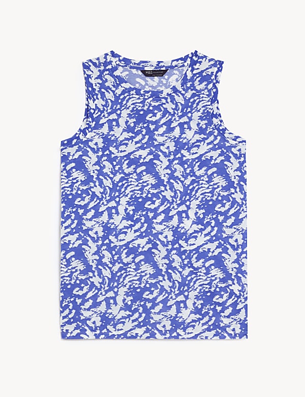 Printed Relaxed Vest Top - CZ