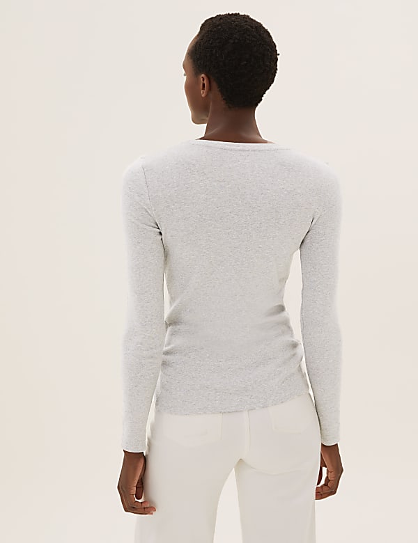 Pure Cotton Crew Neck Regular Fit Top