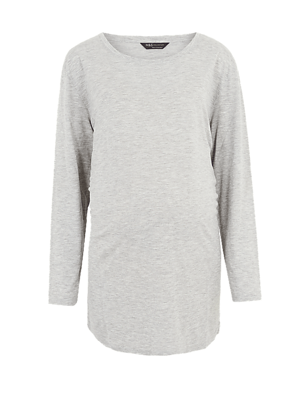 Maternity Relaxed Long Sleeve Top