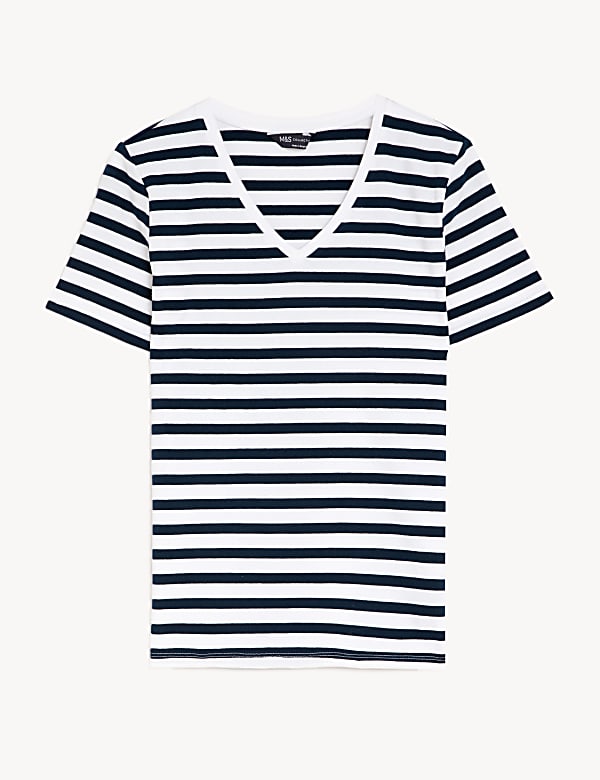 Cotton Rich Striped T-Shirt