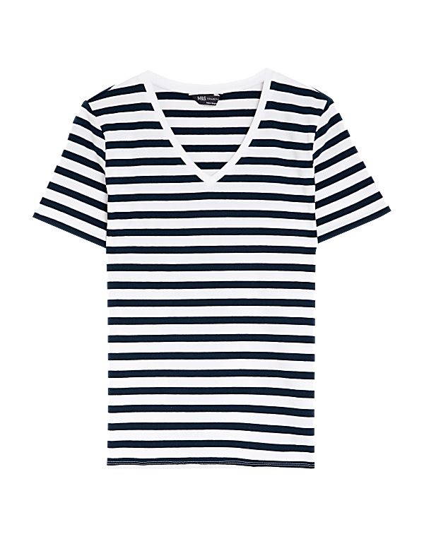 Cotton Rich Striped T-Shirt