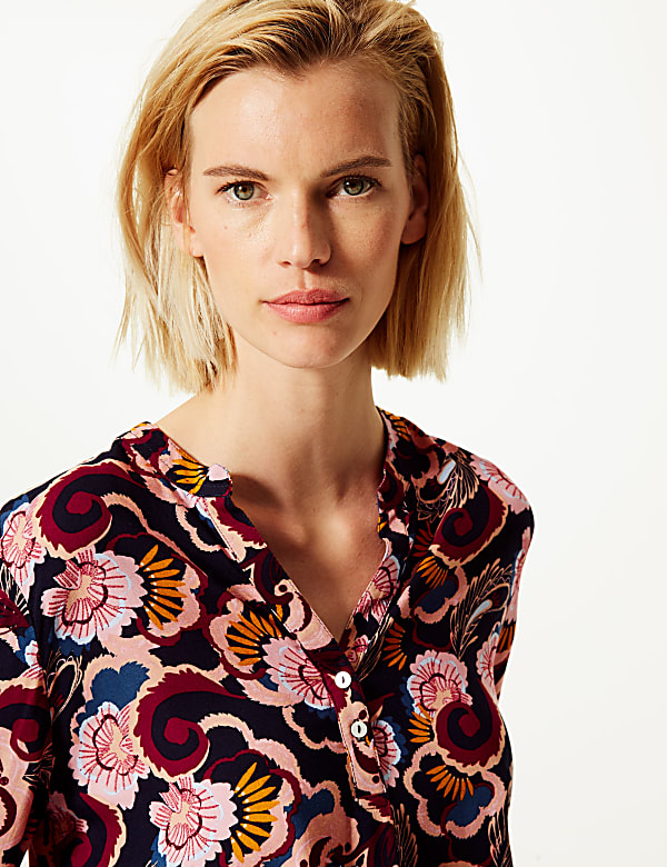 Floral Print Blouse