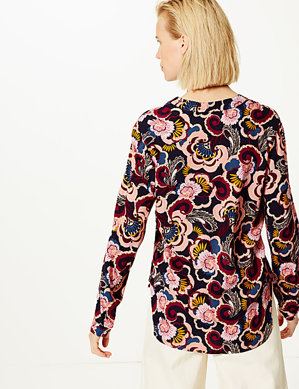 Floral Print Blouse