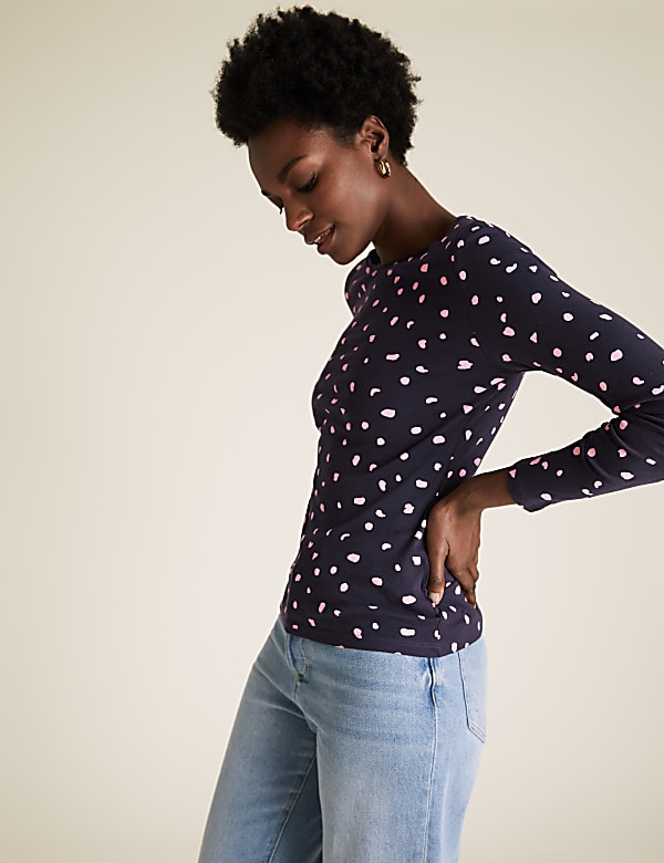 Pure Cotton Printed Regular Fit Top