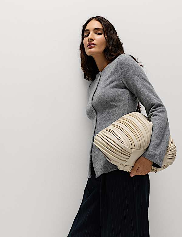 Cardigan confortable coupe cintrée à col rond - LU