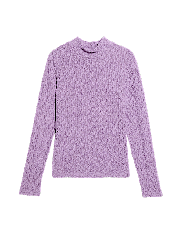 Cotton Blend Lace Top