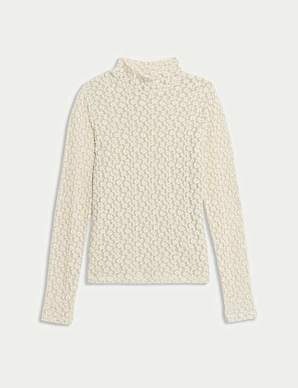 Cotton Blend Lace Top - TW