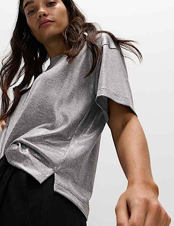 Metallic Shimmer T-Shirt