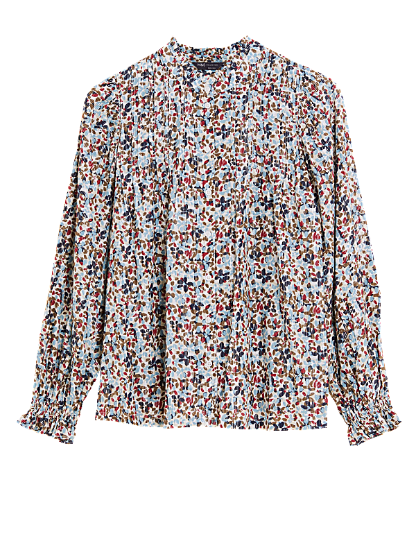 Modal Blend Sparkly Printed Blouse