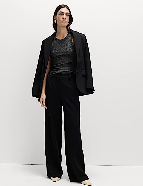 Débardeur en coton effet brillant - LU