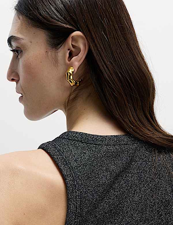 Débardeur en coton effet brillant - LU