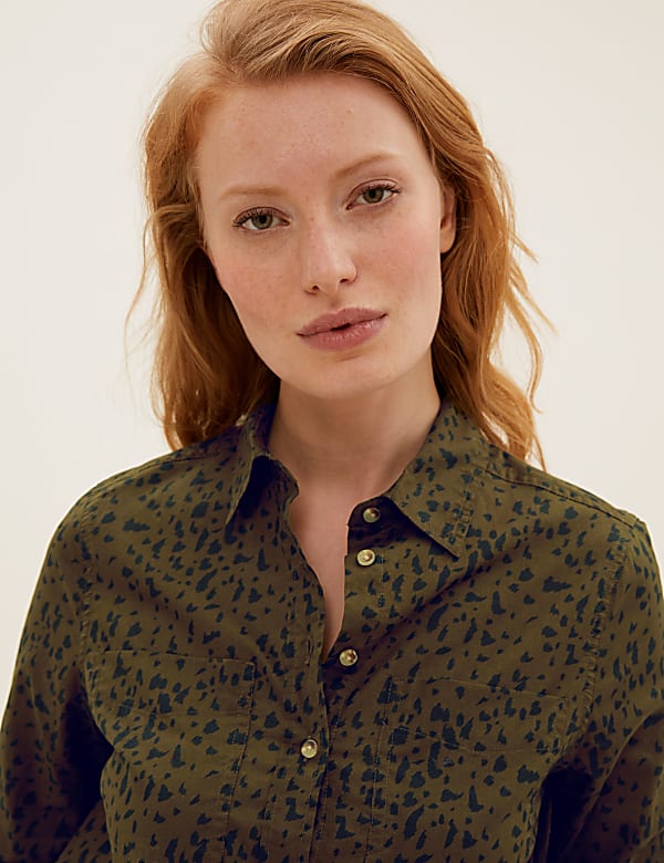 Pure Cotton Striped Regular Fit Shirt