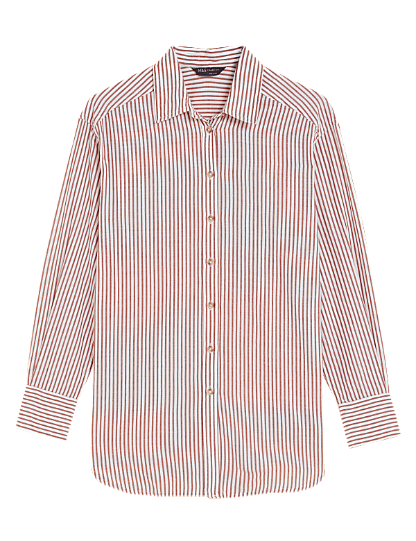 Pure Cotton Striped Long Sleeve Shirt