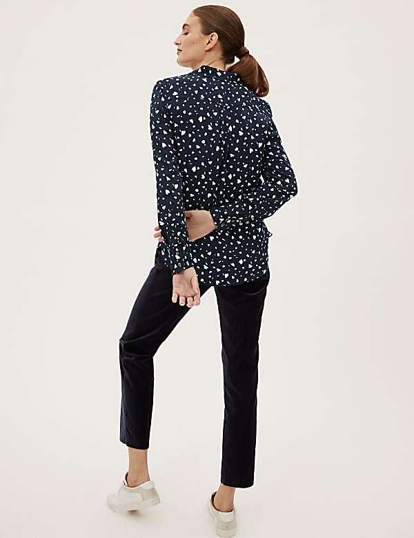 Printed Long Sleeve Shirt