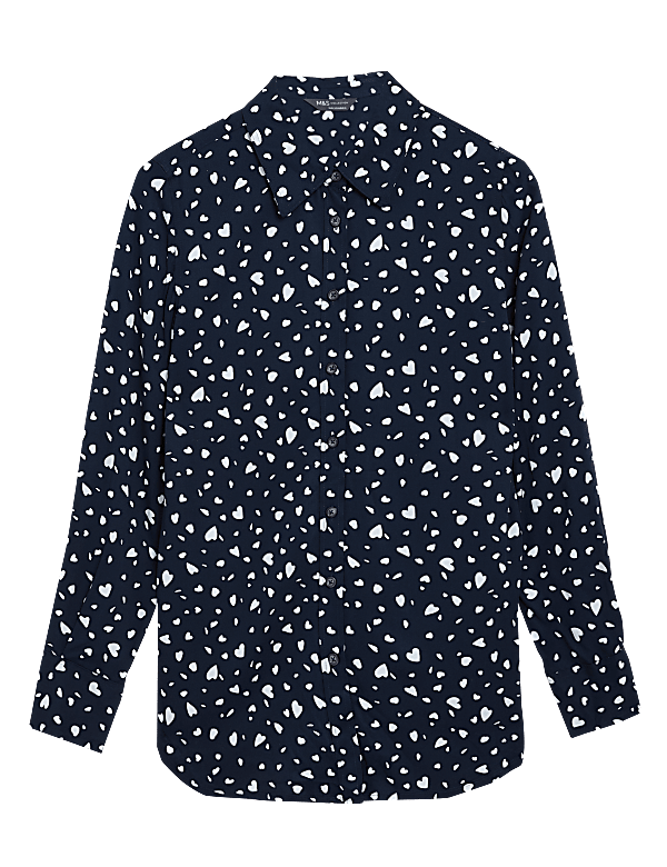 Printed Long Sleeve Shirt