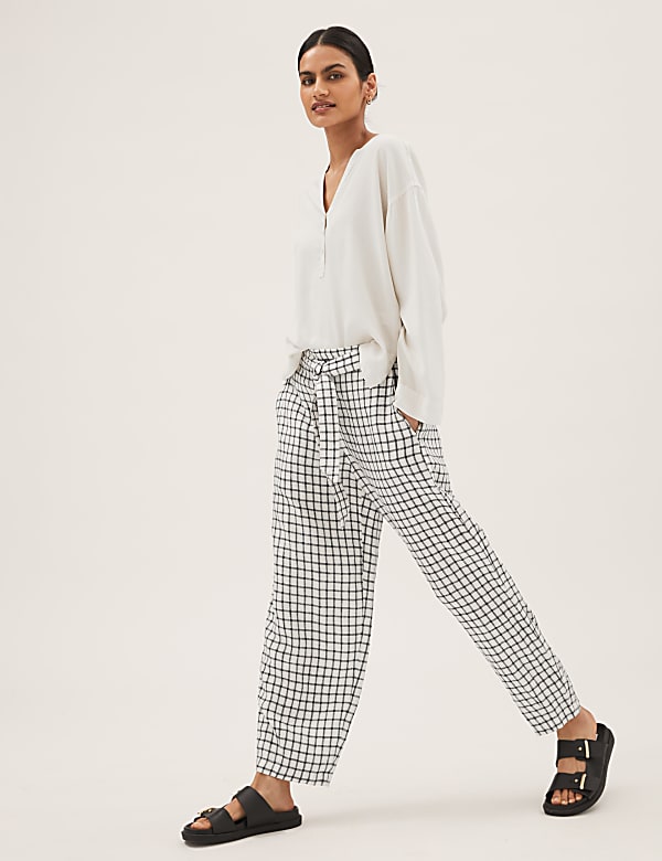 Pure Tencel™ Oversized Long Sleeve Blouse