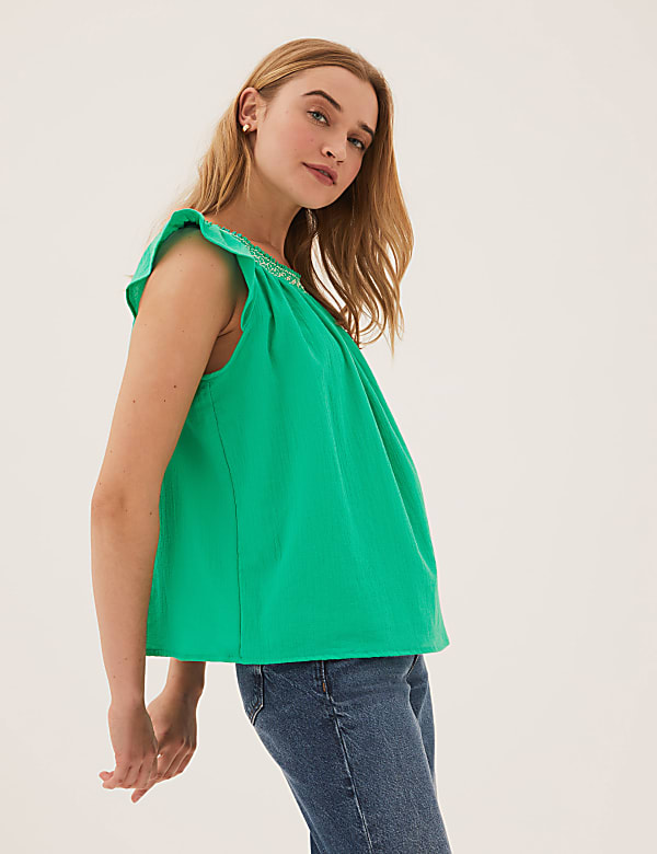 Pure Cotton Regular Fit Vest Top