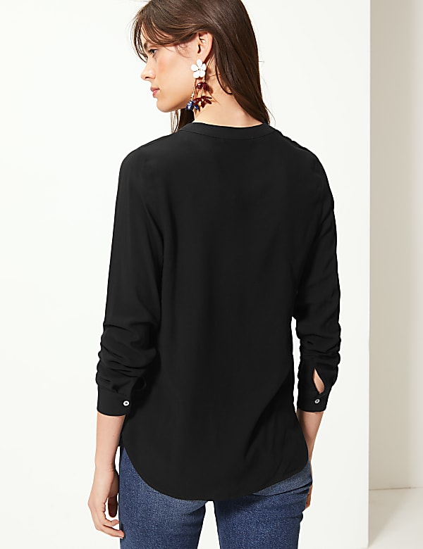 Button Detailed Blouse