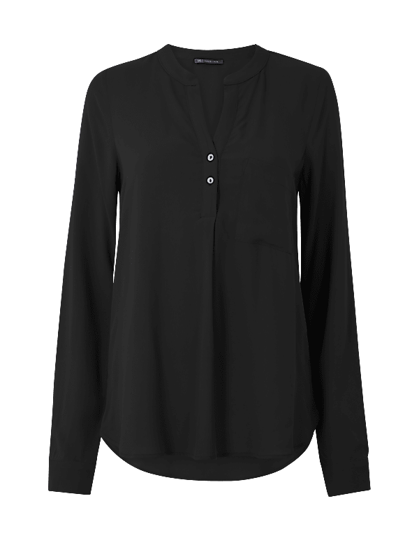 Button Detailed Blouse